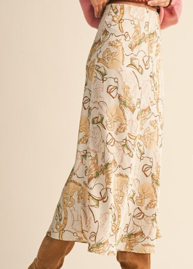 Champagne Cowgirl Slip Skirt