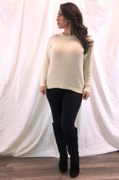 Essential Pullover in Cream