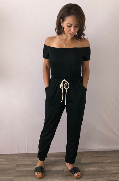Off Shoulder Jumpsuit