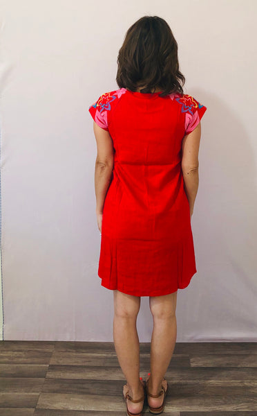 Birds of Paradise Summer Shift Dress