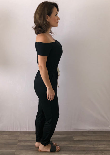 Off Shoulder Jumpsuit