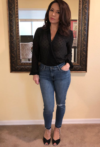 Sheer Swiss Dot Bodysuit