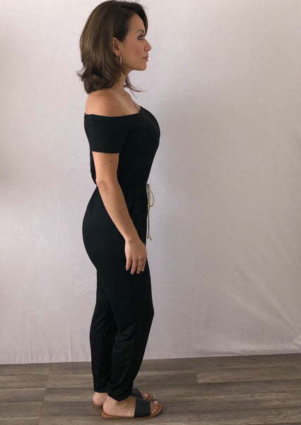 Off Shoulder Jumpsuit
