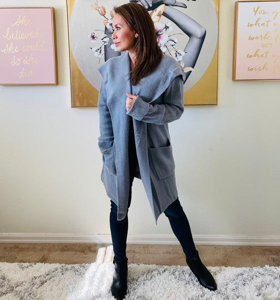 Fog Mist Sweater Coat
