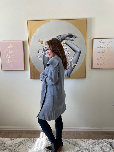 Fog Mist Sweater Coat
