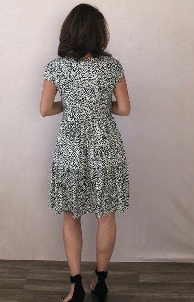 Spotted and Besotted Tiered Dress