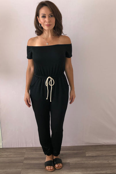 Off Shoulder Jumpsuit