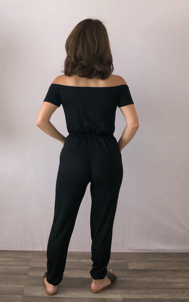 Off Shoulder Jumpsuit
