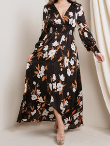 Midnight Floral Maxi Dress